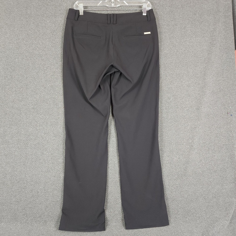 Adidas Womens Golf Pants Size 6‎ Black Flat Front Zipper Pockets Performance - Picture 5 of 11